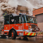 2025 Fire Trucks in Action Large 17 x 12" Wall Calendar