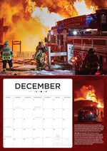 2025 Fire Trucks in Action Large 17 x 12" Wall Calendar