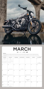 2025 Deluxe Harley Davidson 12 X 12" Wall Calendar