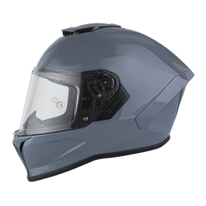 Daytona Viper Arctic Grey DOT Full Face Motorcycle Helmet No Fog Face Shield - V1-AG