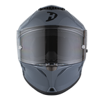 Daytona Viper Arctic Grey DOT Full Face Motorcycle Helmet No Fog Face Shield - V1-AG