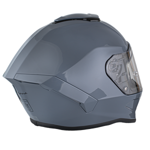 Daytona Viper Arctic Grey DOT Full Face Motorcycle Helmet No Fog Face Shield - V1-AG