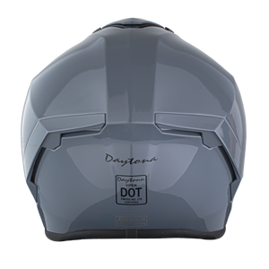 Daytona Viper Arctic Grey DOT Full Face Motorcycle Helmet No Fog Face Shield - V1-AG