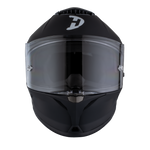 Daytona Viper Dull Flat Black DOT Full Face Motorcycle Helmet No Fog Face Shield - V1-B