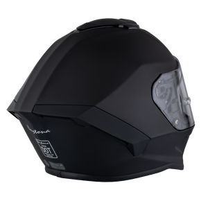 Daytona Viper Dull Flat Black DOT Full Face Motorcycle Helmet No Fog Face Shield - V1-B