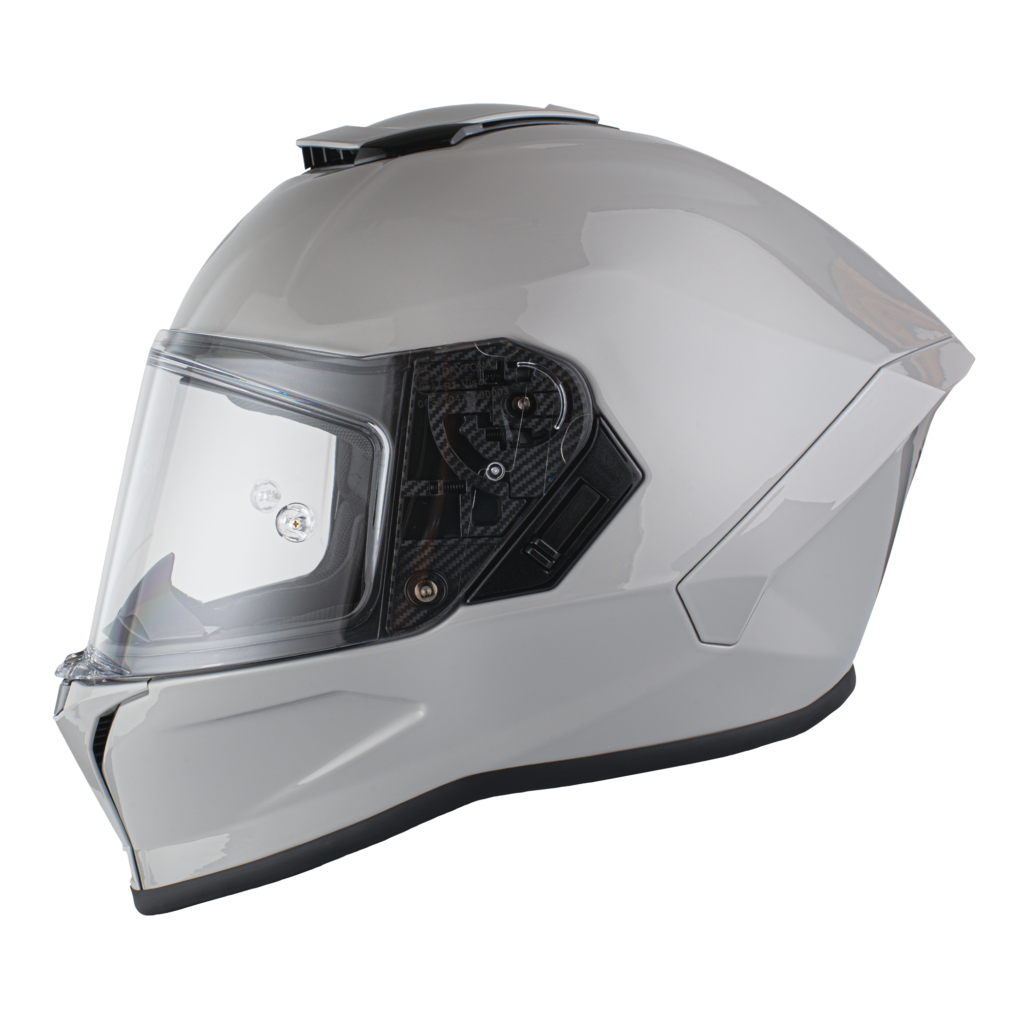 Daytona Viper Cool Grey DOT Full Face Motorcycle Helmet No Fog Face Shield - V1-CG