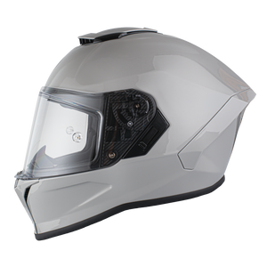 Daytona Viper Cool Grey DOT Full Face Motorcycle Helmet No Fog Face Shield - V1-CG