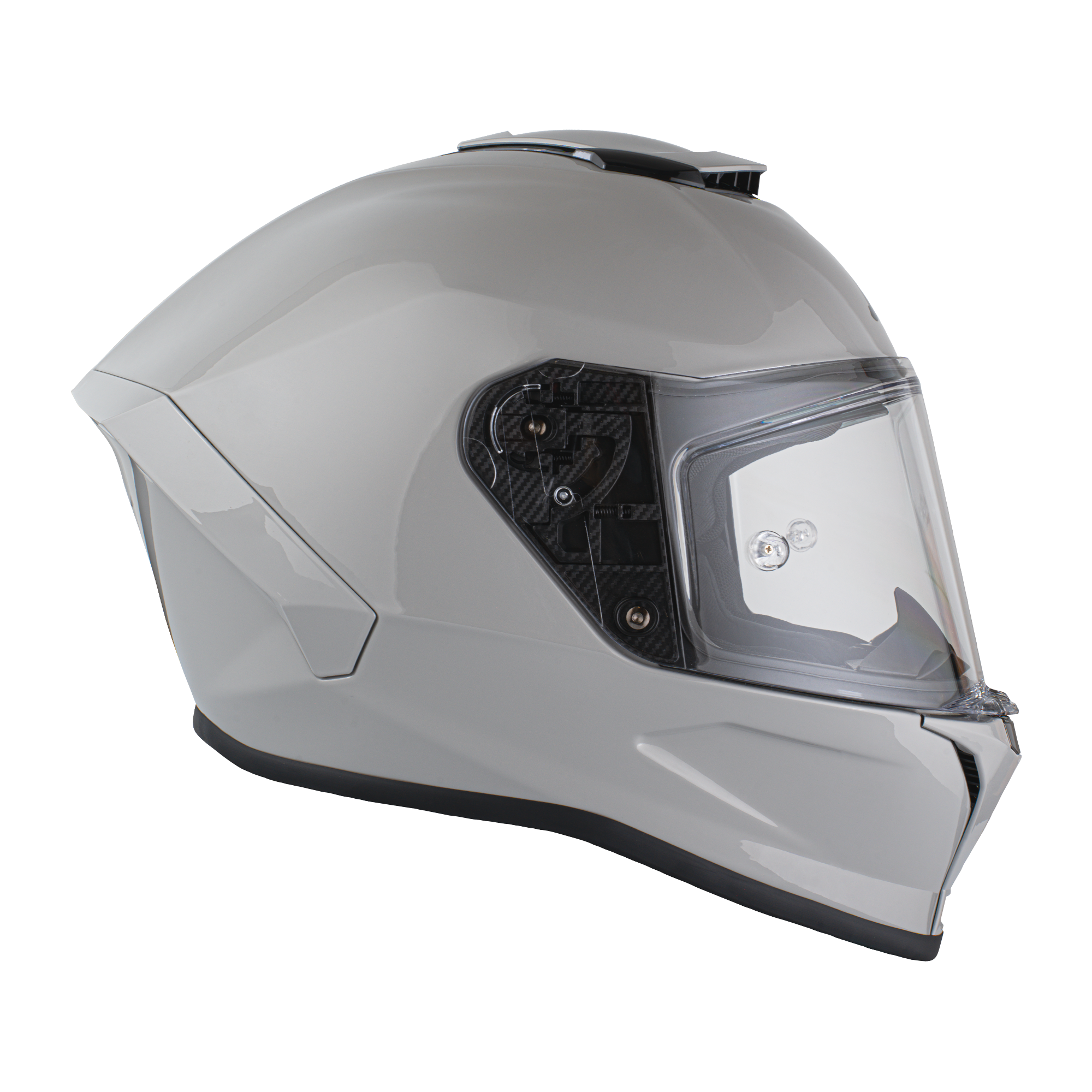 Daytona Viper Cool Grey DOT Full Face Motorcycle Helmet No Fog Face Shield - V1-CG