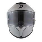 Daytona Viper Cool Grey DOT Full Face Motorcycle Helmet No Fog Face Shield - V1-CG