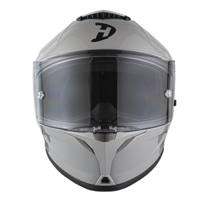 Daytona Viper Cool Grey DOT Full Face Motorcycle Helmet No Fog Face Shield - V1-CG