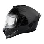 Daytona Viper Grey Carbon Fiber Full Face Motorcycle Helmet No Fog Face Shield V2-G