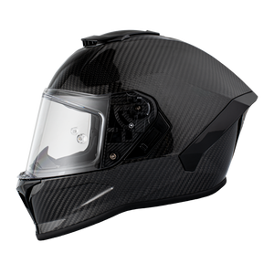 Daytona Viper Grey Carbon Fiber Full Face Motorcycle Helmet No Fog Face Shield V2-G