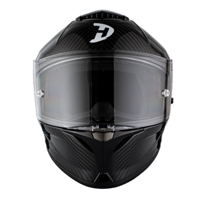 Daytona Viper Grey Carbon Fiber Full Face Motorcycle Helmet No Fog Face Shield V2-G