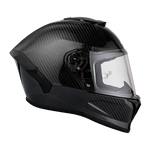 Daytona Viper Grey Carbon Fiber Full Face Motorcycle Helmet No Fog Face Shield V2-G