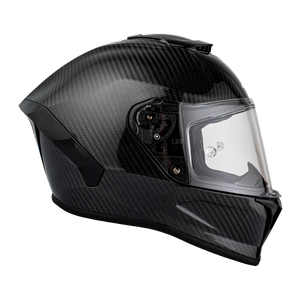 Daytona Viper Grey Carbon Fiber Full Face Motorcycle Helmet No Fog Face Shield V2-G