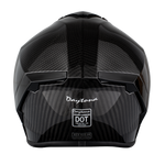 Daytona Viper Grey Carbon Fiber Full Face Motorcycle Helmet No Fog Face Shield V2-G