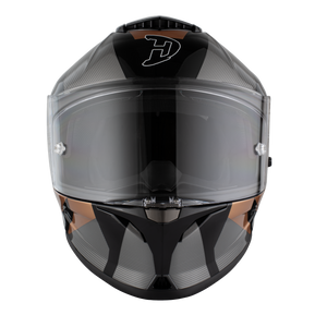 Daytona Viper w/ Copperhead DOT Full Face Motorcycle Helmet No Fog Face Shield - V6-CH