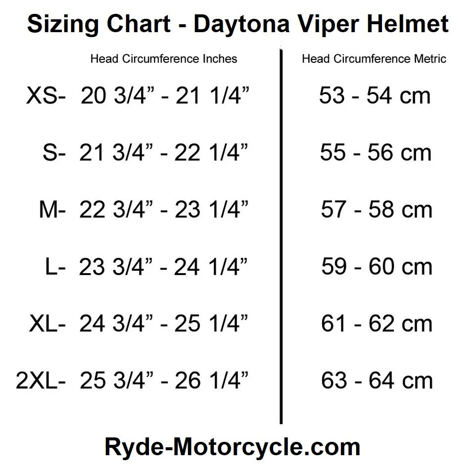 Daytona Viper w/ Copperhead DOT Full Face Motorcycle Helmet No Fog Face Shield - V6-CH