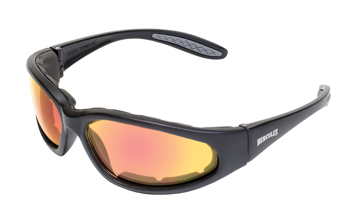 Hercules 24 G-Tech Red Gold Coated Lens - Clear to Smoke Transitional Motorcycle Safety Sunglass