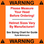 Daytona Viper w/ Copperhead DOT Full Face Motorcycle Helmet No Fog Face Shield - V6-CH