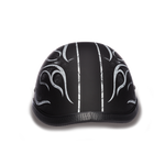 Daytona NOVELTY Non-Certified Helmet - Unisex - Flames Gray - 6002FG