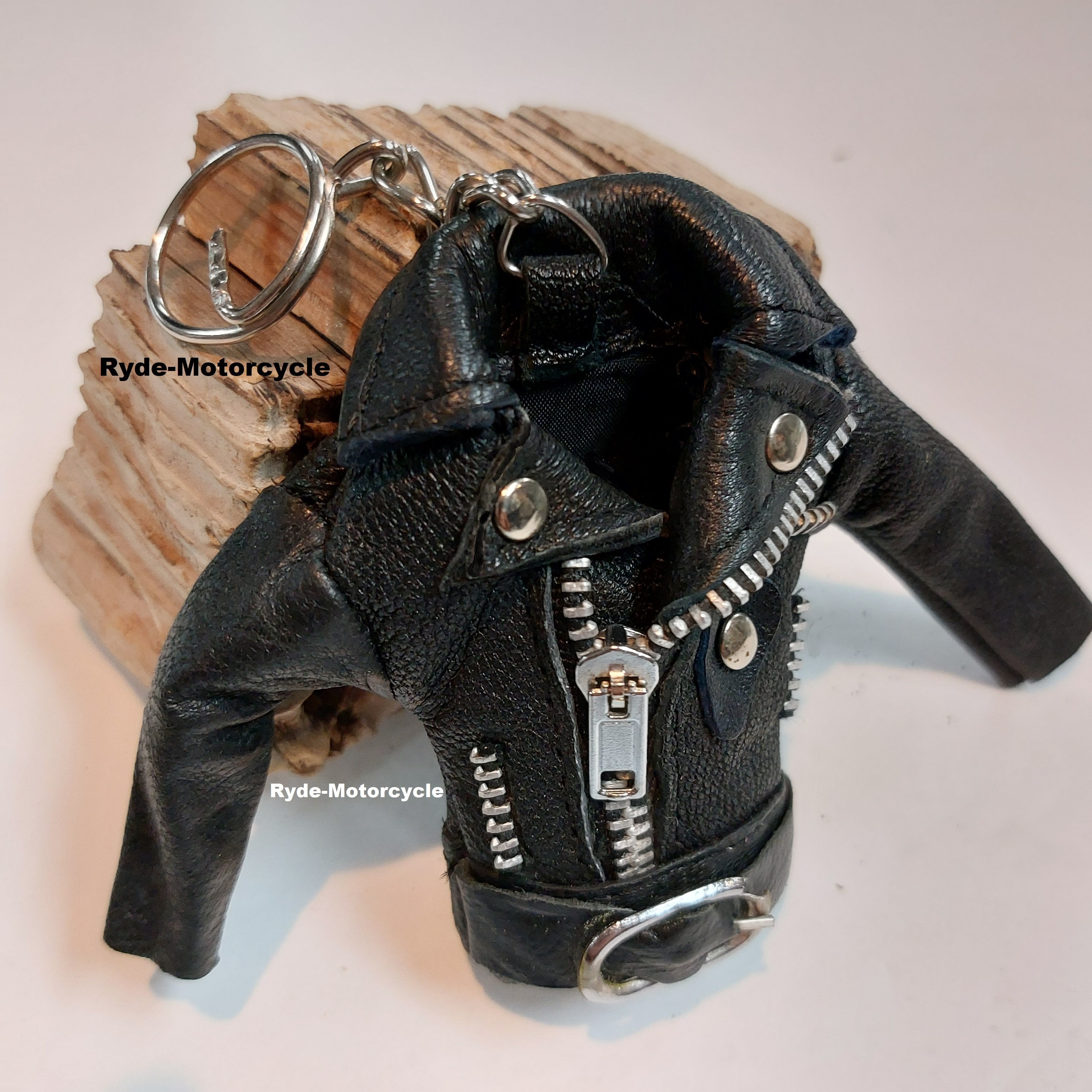 Motorcycle Leather Jacket Christmas Tree Ornament