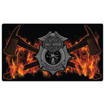 H-D® Fire Axes Tin Wall Sign