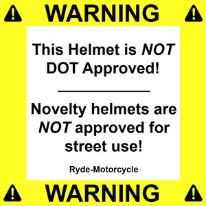 Daytona NOVELTY Non-Certified Helmet - Unisex - Flames Gray - 6002FG